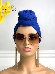 SATIN LINED Pre-tied Headwrap