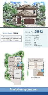 Florida house plans have low pitched tile roofs, open floor. Mediterranean Style House Plan 75992 With 3 Bed 3 Bath 2 Car Garage Mediterranean Style House Plans Mediterranean Homes House Plans