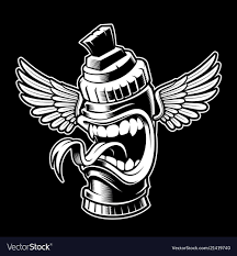 Black And White Graffiti Vector Cartoon Graffiti Marker Vector Image On Vectorstock Graffiti Cartoons Black And White Graffiti Graffiti Characters