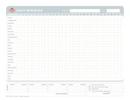Free Printable Budget Chart To Record Your Daily Expenses