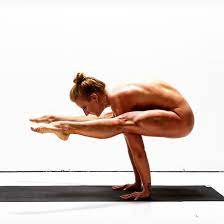 Naked yoga moves