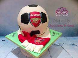 This two tiered football cake was for a arsenal supporter. Completely Spherical Football Cake Arsenal Cake By Cakesdecor