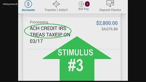 Wells fargo's website provides information about how to place a stop payment on an ach item or on a check Did You Get The Stimulus Look For Ach Irs Treas Tax Eip Wfmynews2 Com