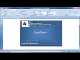 Creating an effective business card with word or google docs is easy. Microsoft Word Tutorial How To Design Your Own Business Cards Youtube