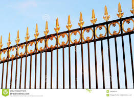 Paris Tuileries Gold Leaf Grille Surrounding The Garden Stock Image Image Of Architecture Golden 106206235