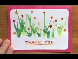 吹き絵で お花のカード を作ろう 作り方 絵の具 ストロー 簡単 楽しい 手作りカード how to make handmade card blow picture flower466 youtube クラフト活動 カード 手作り 手作り プレゼント 100均