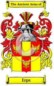 Erps Name Meaning, Family History, Family Crest & Coats of Arms