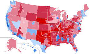 The 2016 united states elections were held on tuesday, november 8, 2016. File 2016 Presidential Election Results By Congressional District Popular Vote Margin Svg Wikipedia