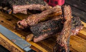 Drizzle honey onto the ribs and brush evenly all over the top and sides of the meat. Smoked Beef Back Ribs Recipe Traeger Grills