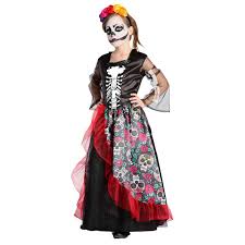 Check spelling or type a new query. Girl S Day Of The Dead Scary Halloween Dress Costume