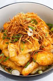 Ginger Soy Fish Recipe Yummly Recipe Asian Fish Recipes Soy Fish Recipe Halibut Recipes
