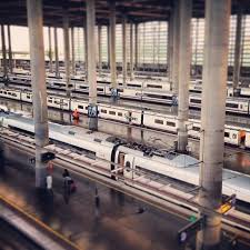 Estacion Puerta De Atocha Madrid Espana Espana Spain