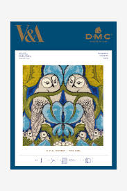 18 x 18 owl needlepoint pillow. V A The Owl Kit Tapestry Kits Dmc