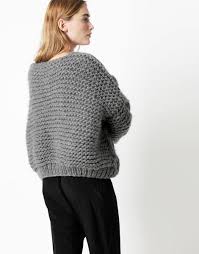 Cosy and chunky, there's nothing like a classic bomber jacket! Cable Bomber Wool And The Gang