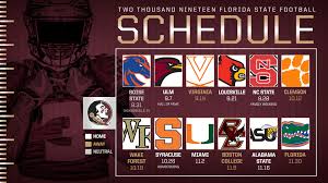 Fsus 2019 Schedule Set