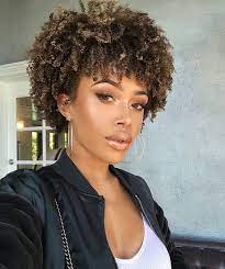 We hope these pins will inspire you to new curly heights. Black Woman Short Natural Curly Hairstyles On Stylevore
