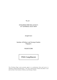 State assembly elections were held in malaysia on 21 march 2004 in all states except sarawak. Https Www Rsis Edu Sg Wp Content Uploads Rsis Pubs Wp63 Pdf
