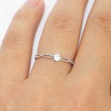 Gieschen Jewelers Simplicity 925 Sterling Silver Cz Super Dainty Engagement Ring Gieschen Jewelers Elegant Jewelry Radiant Life Silver Engagement Rings Dainty Engagement Rings Elegant Engagement Rings