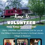 Sign up for Orientation — Hilliard Ohio Historical Society