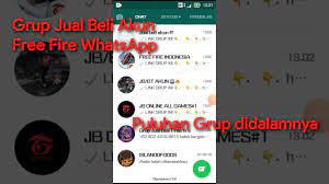 Awalnya saya sudah sharing group wa garena ff tapi group lama. Grup Jual Beli Akun Ff Wa Puluhan Grup Wa Kecewaku