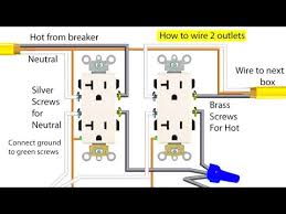 Double light switch with schematic wiring diagram wiring diagram. How To Wire A Double Receptacle Two Different Ways Youtube