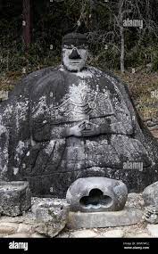 suwa, nagano, japan, 2022/06/02 , Manji Stone Buddha (Manji no Sekibutsu).  This stone Buddha is located just a 5-minute walk from the grounds of Haru  Stock Photo - Alamy