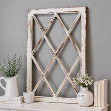 Rustic Diamond Windowpane Wood Wall Decor Mocome Decor Window Wall Decor Wood Wall Plaques Wall Decor Sale