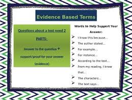 Evidence Based Terms