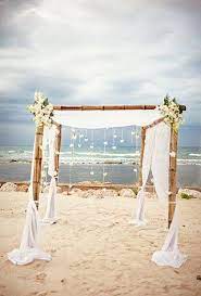 Real Weddings Beach Wedding Arch Jamaica Beach Wedding Jamaica Wedding