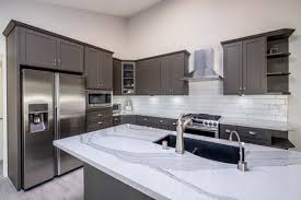 Brown quartz countertops light kitchen cabinets with randallcrater. Dark Grey And White Quartz Countertop Modern Kitchen Grey Kitchen Cabinets Gray And White Kitchen Dark Grey Kitchen Cabinets