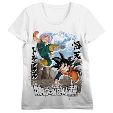Dragon Ball Super Trunks and Goten Womens White Short Sleeve Tee-XS at  Amazon Womens Clothing store