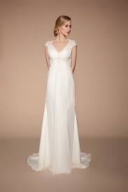 A wrap style is flattering on so many body types. 8 Lightweight Wedding Dresses To Keep You Cool In Summer