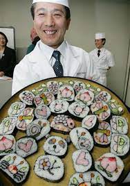 Sushi Art Japanese Food Art Sushi Art Sushi