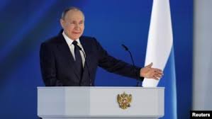 Today, i am pleased to address this august general assembly for the first time as president of the 69th session. Live Blog Putin S Annual State Of The Nation Address As It Happened
