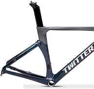 Telaio Per Bici Da Corsa Con Freno A Disco Telaio Da Corsa Leggero In Carbonio Antivento 46/48/50/52/54 Cm Telaio For Instradamento Interno 700c Asse ...