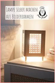 Ikea Hack Diy Lampe Aus Holzbilderrahmen Frau Friemel In 2020 Diy Lampen Bilderrahmen Holz Ikea Diy