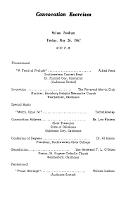 SWOSU Sixty-Third Annual Spring Convocation