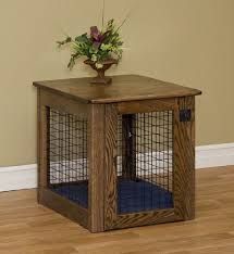 234 00 Chew Proof Wooden Dog Crate Oak Dog Crate End Table With Chew Proof Wire Lining A Chew Proof Do Dog Crate End Table Wooden Dog Crate Dog Crate Table
