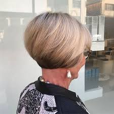 Funky short stacked bob with bangs. Pin On Women Hairstyles Edgy
