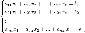 · riscrittura del sistema formato solo dalle r equazioni . Teorema Di Rouche Capelli