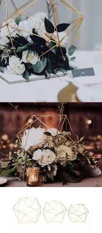 You'll love the way it catches the eye! Sphere Table Centerpiece Geometric Spheres Wedding Or Special Events Metallic We Gold Wedding Decorations Geometric Centerpiece Black Wedding Decorations