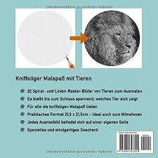 Bildauösung linienraster bogengröße druckäche papiergewicht*. Spiral Und Linien Raster Tiere Malbuch Kniffeliger Malspass Fur Erwachsene 22 Verschiedene Tiere One Color Ausmalbuch Zur Entspannung Und Zum Stress Abbau Amazon De Papers Freaky Coloring Bucher