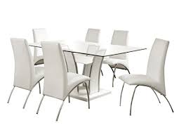 Dining table set dining room table set dinner table dinette sets for small spaces dinning table with chairs set of 4 kitchen dining table set for breakroom home furniture rectangular modern leisure. 10 Modern Unique Glass Top Dining Tables Ideas Pros Cons Guidance