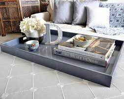 Shop for ottoman table tray at bed bath & beyond. 24 X 24 Wood Ottoman Serving Tray Etsy Ottoman Tray Coffee Table Decor Tray Ottoman Tray Decor