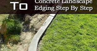 Doing it yourself is economical and shows pride of ownership. Diy Make Concrete Landscape Edging Step By Step Landscape Edging Diy Concrete Landscape Edging Landscape Edging