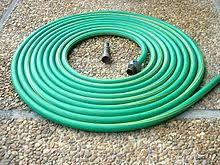If you can slip a 5/8″ dowel into the hose end snug. Garden Hose Wikipedia