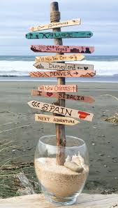 This beach wall sign measures 19 long, 7 1/2 wide, and 1/2 thick. Directional Beach Arrow Signs Coastal Decor Ideas Interior Design Diy Shopping