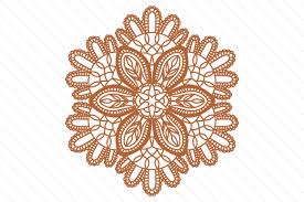 Download svg files, design patterns and more. Lace Doily Patterned Mandala Svg Cut Files Free Svg File