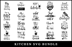 Download 20 Kitchen Bundle Graphic By Creativesvg Creative Fabrica