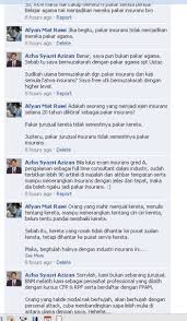 Masalahnya sedikit yang memberikan contohnya secara lengkap. Perbincangan Hangat Isu Insurans Haram